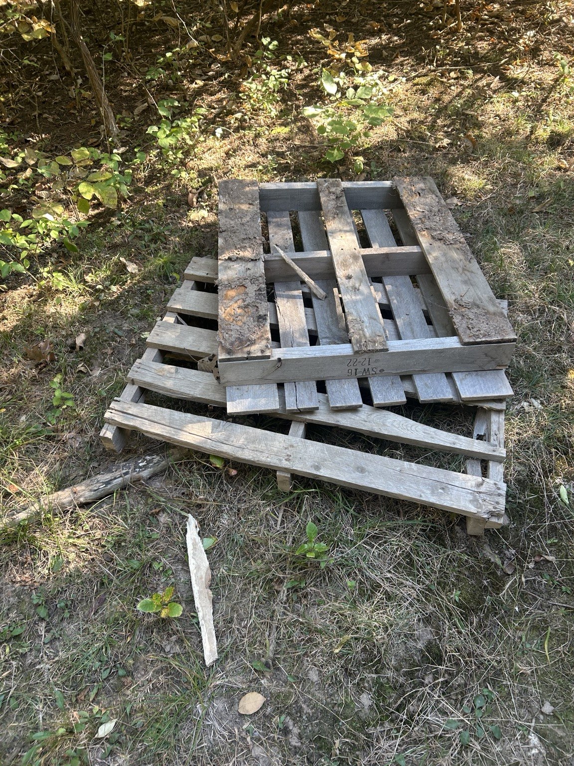 Spare materials